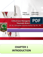Critical Care Management of Adult Traumatic Brain Injury: Dr. Hj. Liliriawati Ananta Kahar, SP - An, KIC