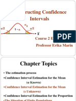 COURSE 2 ECONOMETRICS 2009 confidence interval.ppt