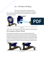 Pelton Turbine - The Basic Working Principle