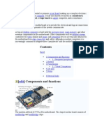 A Motherboard is the Central or Primary Circuit Board Making Up a Complex Electronic System