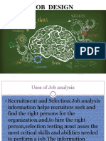Job Analysis Design