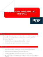 La Inspección Personal Del Tribunal en Derecho Procesal Chileno