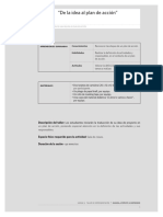 Taller 2 - Traducir Una Idea en Un Plan de Accion - De La Idea Al Plan de Accion