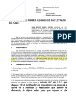 Nulidad de Acto Procesal de Amigo de Efrain Contra La Caja Arequipa