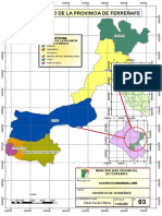 Mapa Político de La Provincia de Ferreñafe Por César Lucero Rinza