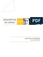 Descriptor de Cargo - Analista Contable