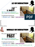 Input Deduction Modals in Past