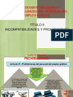 Ley de Incompatibilidades y Responsabilidades Del Personal Del