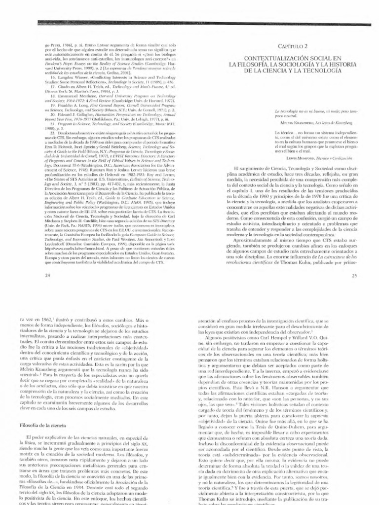 2003 CUTCLIFFE - Ideas Máquinas y Valores CAP 2 PDF | PDF | Paradigma ...