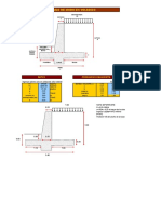 Muro de Contencion en Voladizo - Calculo