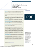 Assciation Cannabis Use Cognitive Functioning