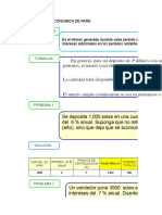 Ing. Park Ingenieria Economica S Interes Simple y Compuesto