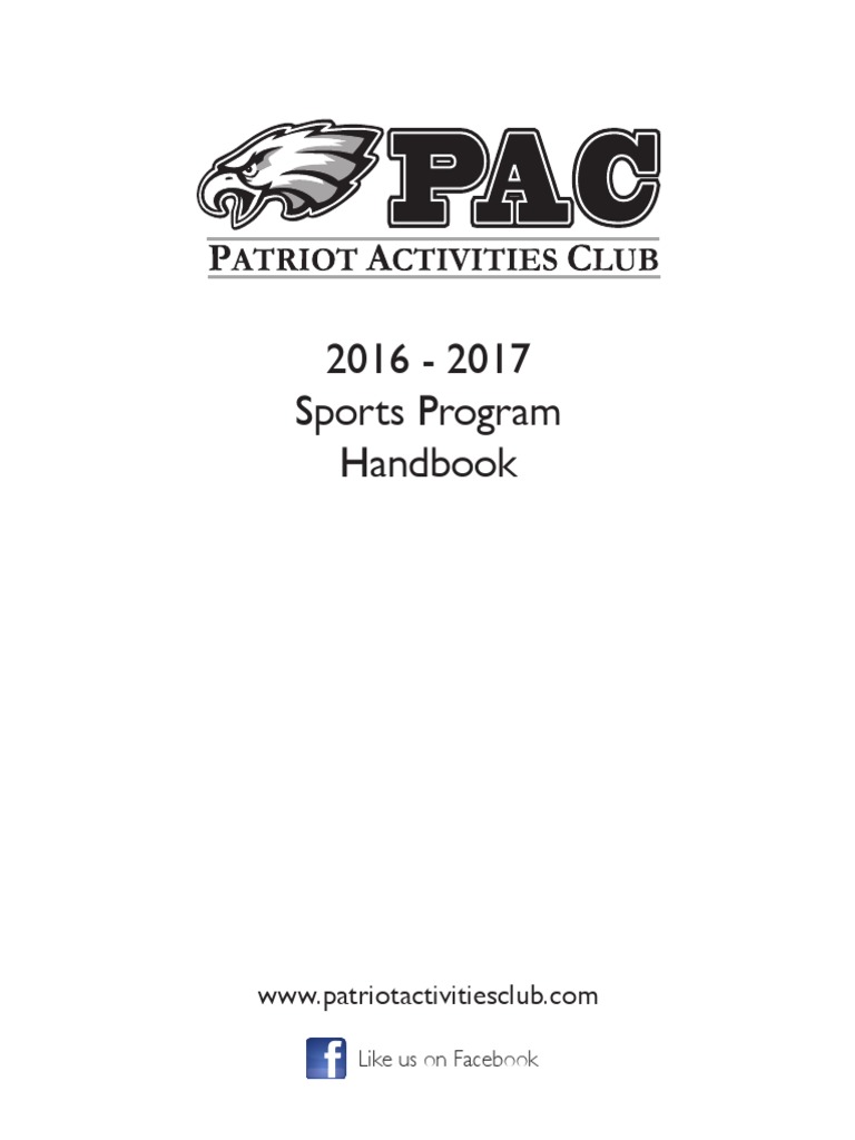 20162017_PAC_Sports_Handbook.pdf Sports Competition