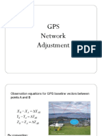 Gps Network Adjustment