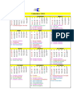 Calendario 2018