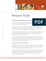 Pension Pulse - August 26, 2010 - Ontario Government Announces Phase 2 of Pension Reform