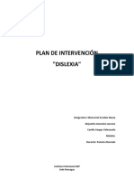 Plan de Intervención