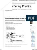 Marine Survey Practice - Surveyor Guide Notes For Anchors and Chains Survey