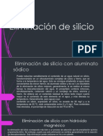 Eliminación de Silicio