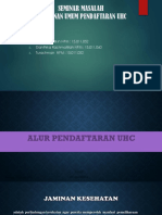 Alur Pendaftaran Uhc PKM