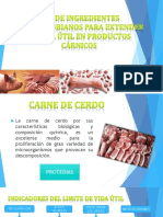 Uso de Ingregredientes Antimicrobianos para Extender La Vida Util de Productos Carnicos