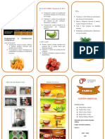 Vitamins and minerals in camu camu, pineapple and green plantain