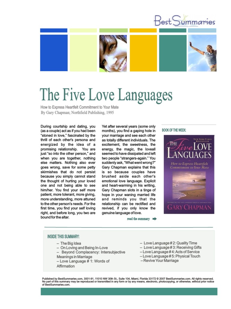 the five love languages book free download