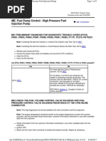 2008 64 PCED - Pinpoint Test ME - Fuel Pump Control - High Pressure Fuel Injection Pump