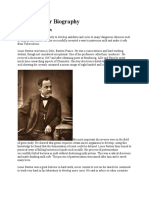 Louis Pasteur Biography