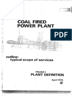 Coal Fired Power Plant - Typical Scope of Services