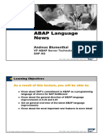 ABAP Language News PDF