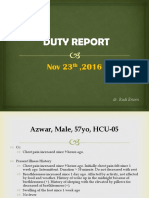Duty Report, Affandi (Dr. Rudi)