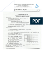 Practica 2 Circuitos lógicos Combinacionales Boléanos 