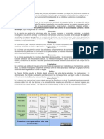 El Conjunto de Ciencias Que Estudian Las Diversas Actividades Humanas