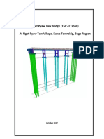 Nget Pyaw Taw Bridge (150'-0" Span) at Nget Pyaw Taw Village, Kawa Township, Bago Region