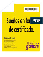 Certificado de Regalo 3