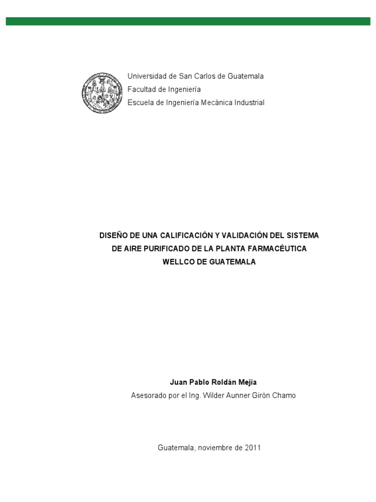 Validación del Sistema de Aire en Wellco | PDF | Medicamentos con ...