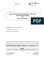 Structural Analysis of Detention Tank 1 & 2 at Cleantech Height For JTC Corporation