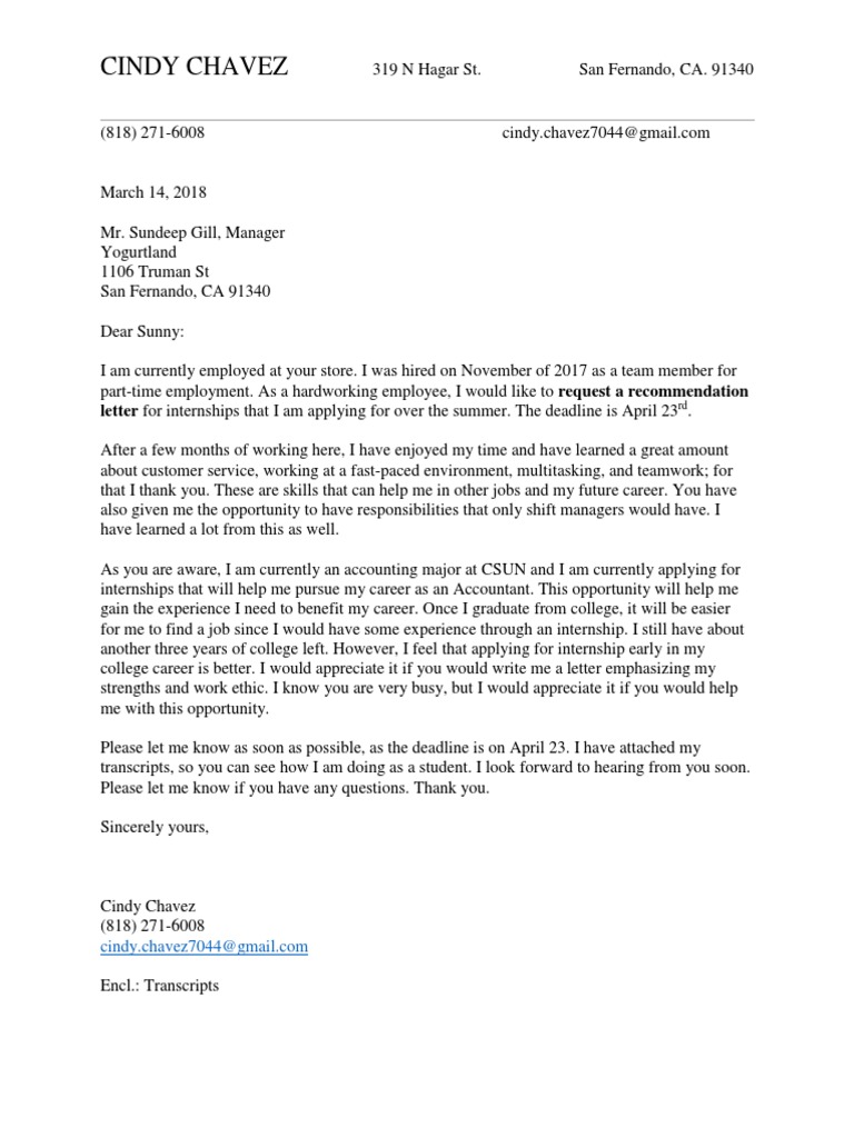 Eng205Letter of Rec Request PDF