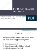 Ciri Penulis Sejarah