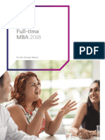 MBA 2018 For Change Makers