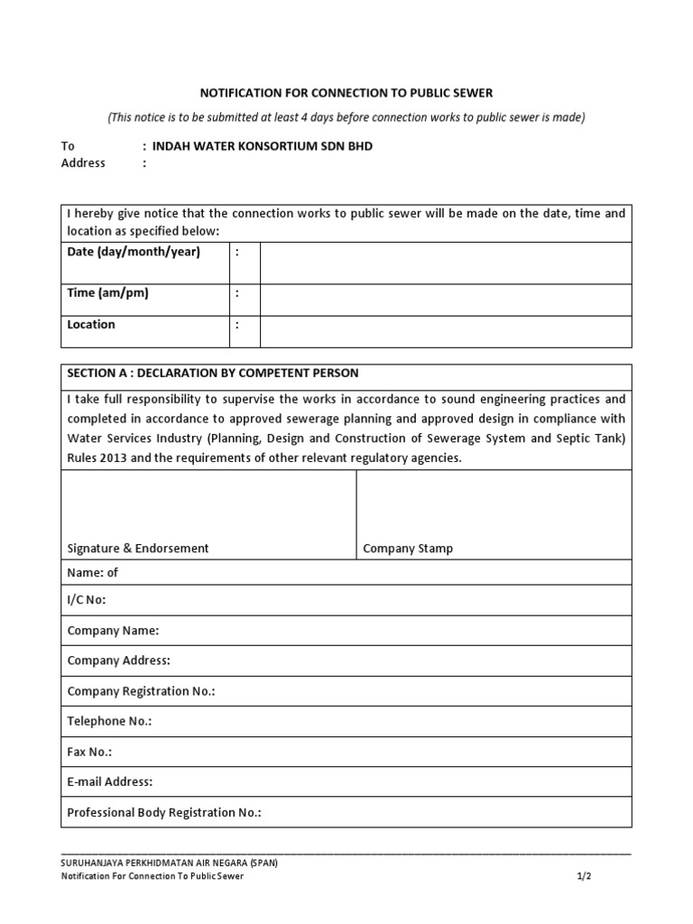Sewerageforms File 000026 PDF | PDF