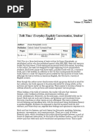 Talk Time 2 | PDF | Vocabulary | Books