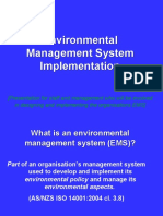 Environmental Management System Implementation