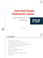 Yüksek Güçlü Rüzgar Türbinlerinin Yapıları. Güç Elektroniği Ve Kontrol Sistemleri