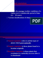 Geography Climate and Vegetation