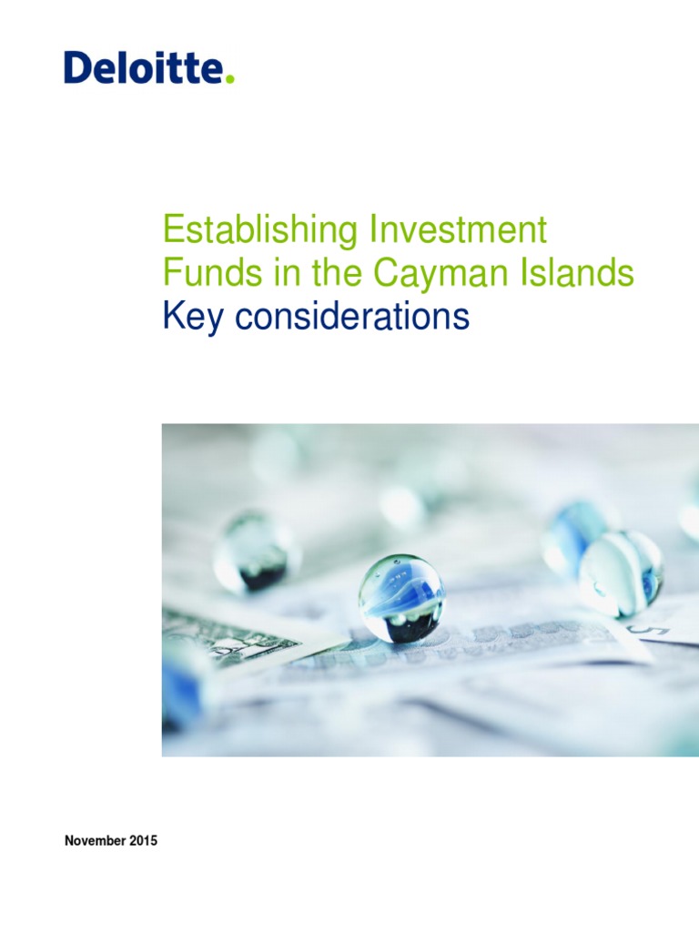 Ky Establishing Investment Funds in The Cayman Islands Revised | PDF |  Investment Fund | Partnership