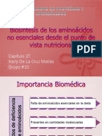 Metabolismo de Proteínas y Aminoácidos