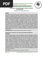 Ecoturismo como prática para o desenvolvimento socioambiental