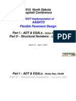 NDDOT AASHTO Pavement Design Inputs